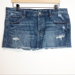 American Eagle Denim Mini Skirt